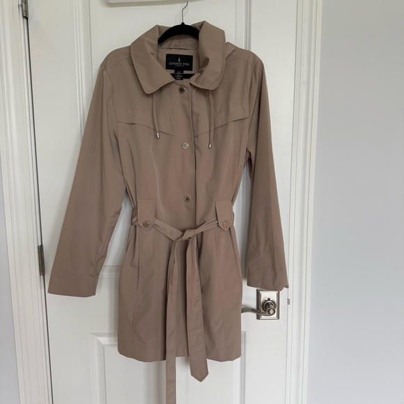 London Fog Trench Coat XL - Picture 4 of 10